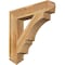 Ekena Millwork Balboa Arts & Crafts Rough Sawn Bracket, Western Red Cedar, 6"W x 32"D x 32"H BKT06X32X32BOA03RWR - alternate 1
